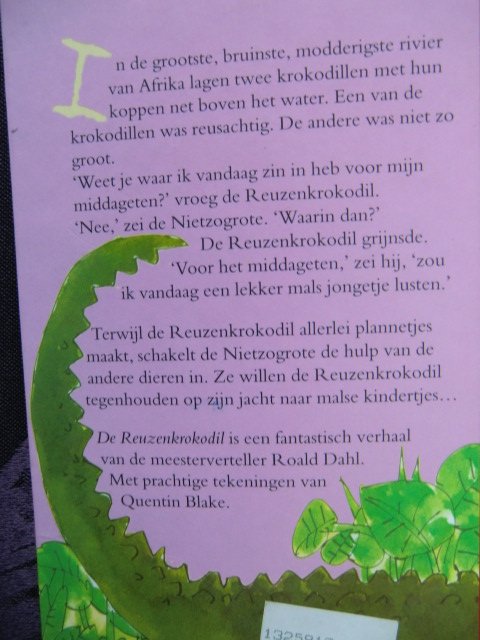 De reuzenkrokodil / Roald Dahl (AVI 7; Harde kaft)