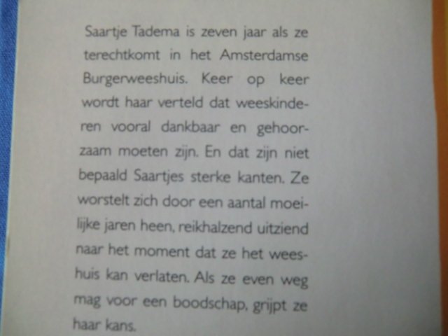 Saartje Tadema / Thea Beckman (AVI 9; Boektoppers ; zachte kaft)