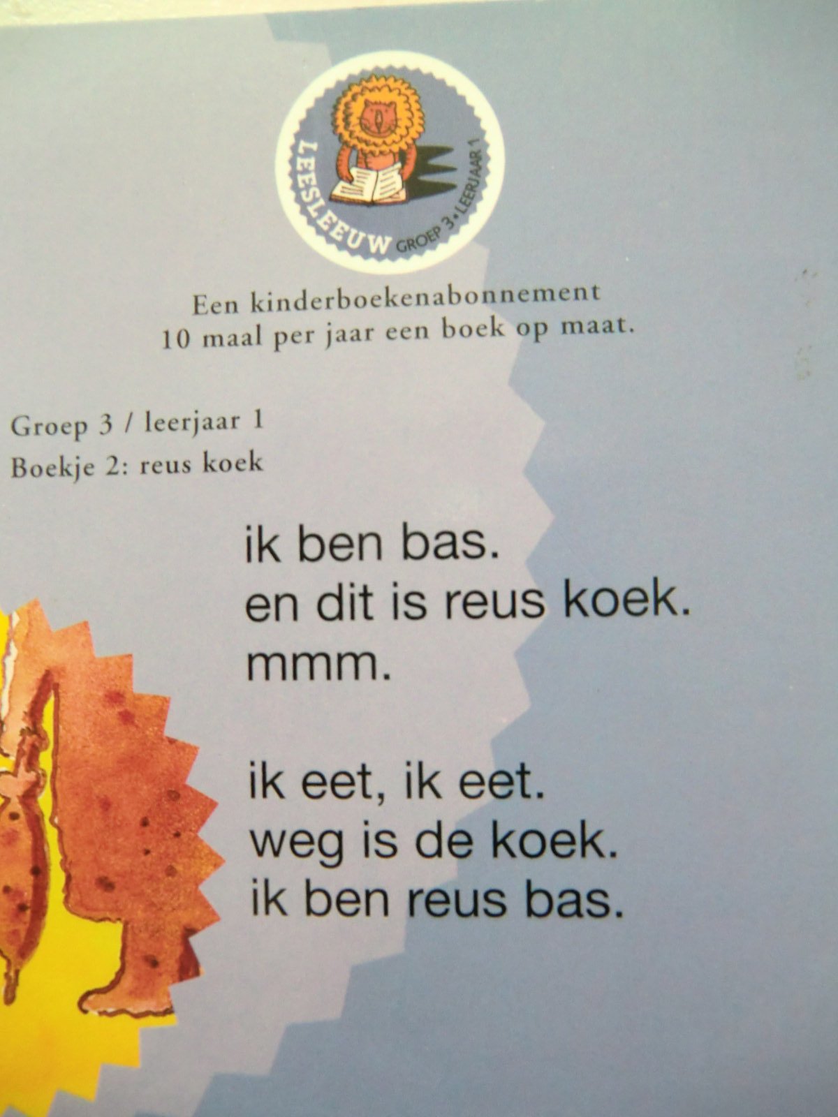 reus koek / Truus van de Waarsenburg ( AVI Start ; Leesleeuw; zachte kaft )