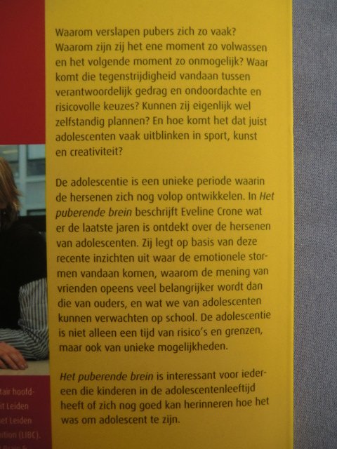 Het puberende brein / Eveline Crone (Paperback)