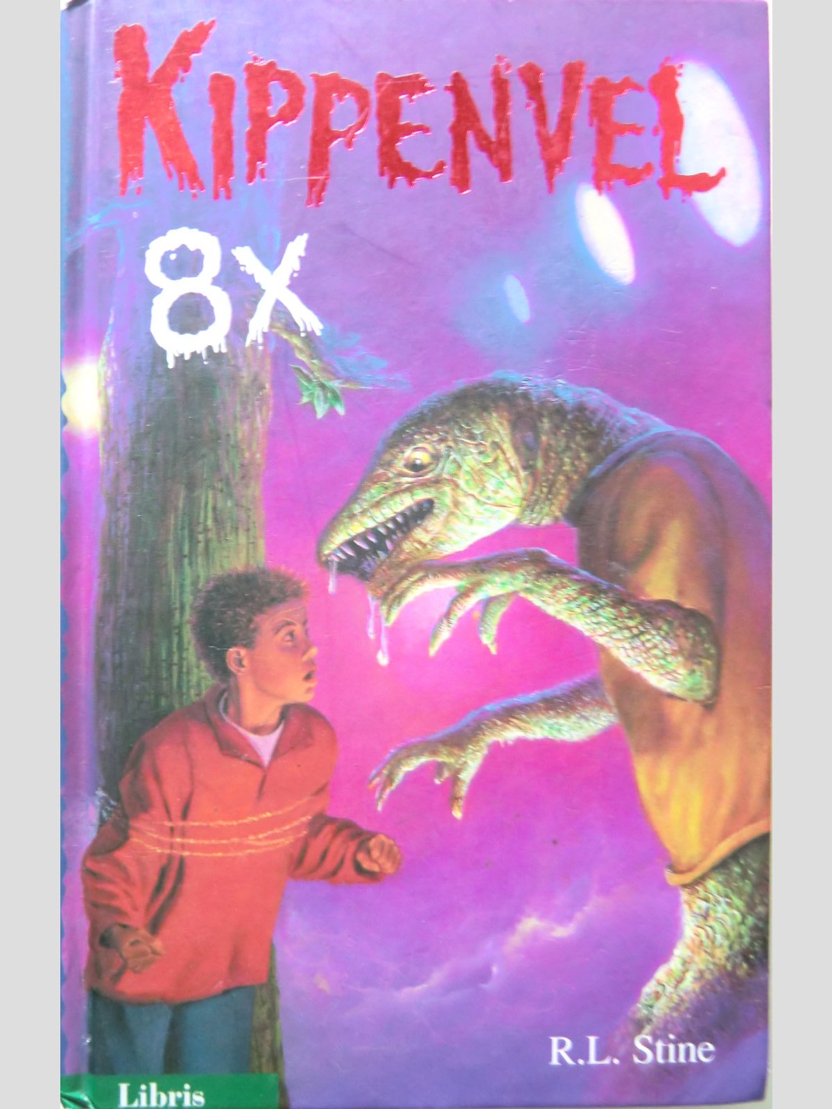 Kippenvel 8X / R.L. Stine ( AVI 9 ; harde kaft )