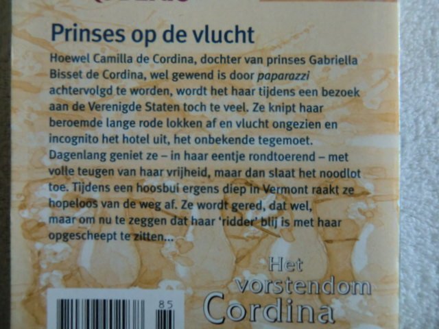 Prinses op de vlucht (Het vorstendom Cordina) / Nora Roberts