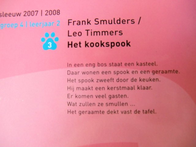 Het kookspook / Frank Smulders ( AVI 3 ; Leesleeuw ; zachte kaft )