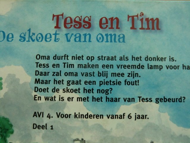 Tess en Tim: De skoet van oma / Netty van Kaathoven (AVI E4; Harde kaft)