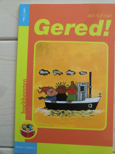 Gered! / Wim Hofman (Boekbeesten; AVI 4 ; zachte kaft)