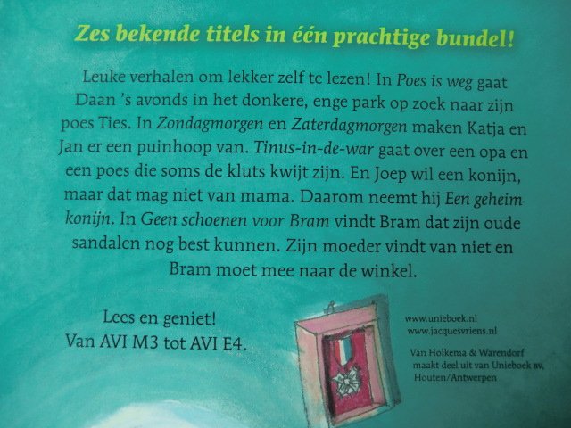 Lekker zelf lezen met Jacques Vriens (AVI M3 - E4 ; Harde kaft