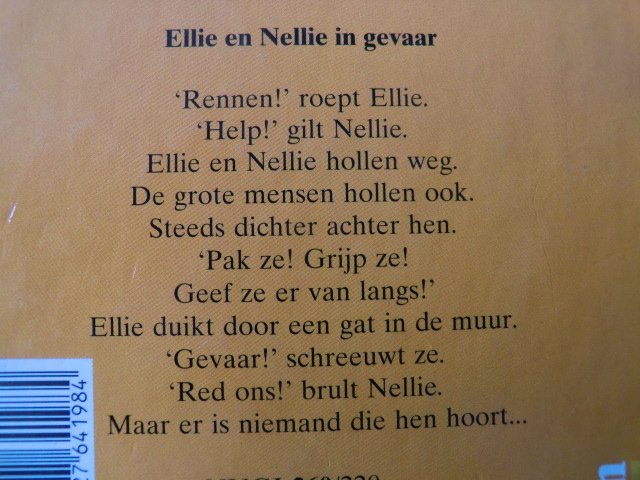 Ellie en Nellie in gevaar / Rindert Kromhout (AVI 5; Harde kaft)