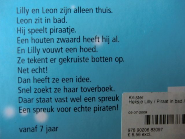 Heksje Lilly: Een piraat in bad / Knister ( AVI E4 ; Harde kaft )