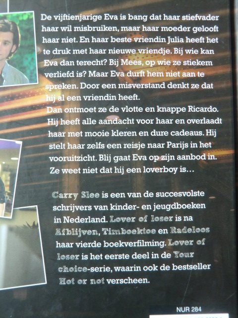 Lover of loser (De filmeditie) / Carry Slee (Harde kaft)