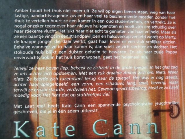 Laat me! / Kate Cann (Harde kaft)