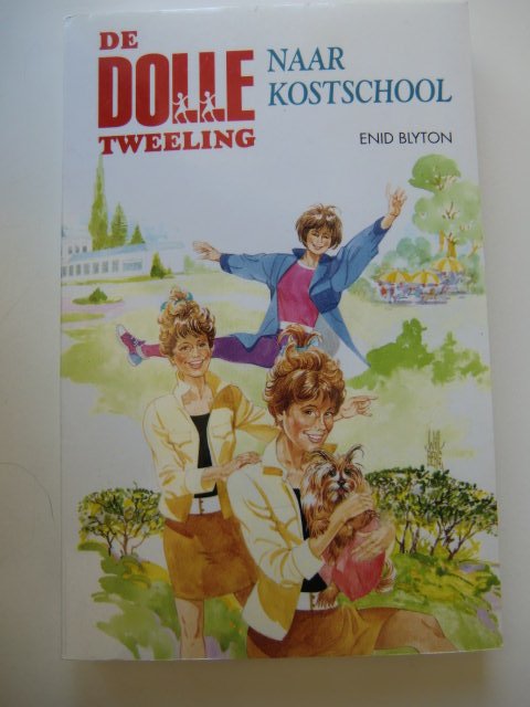 De dolle tweeling naar kostschool / Enid Byton ( AVI 7 / Zachte kaft)