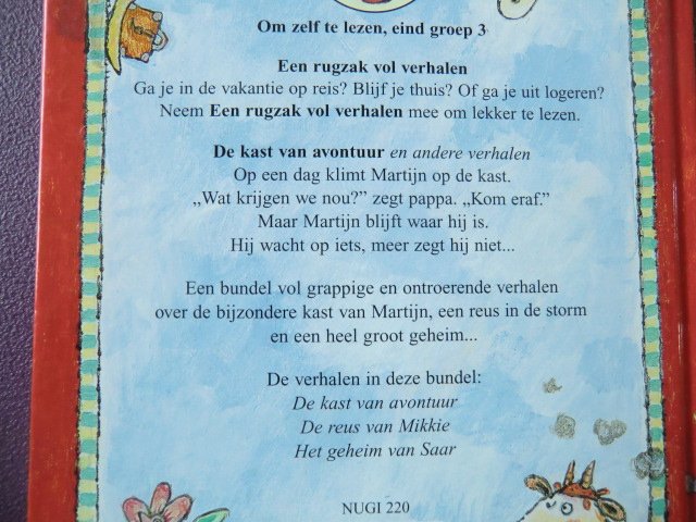 De kast van avontuur en andere verhalen / Paul van Loon / Anke de Vries / Lian de Kat (AVI E3; harde kaft)