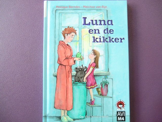 Luna en de kikker / Monique Berndes (AVI 4; harde kaft)