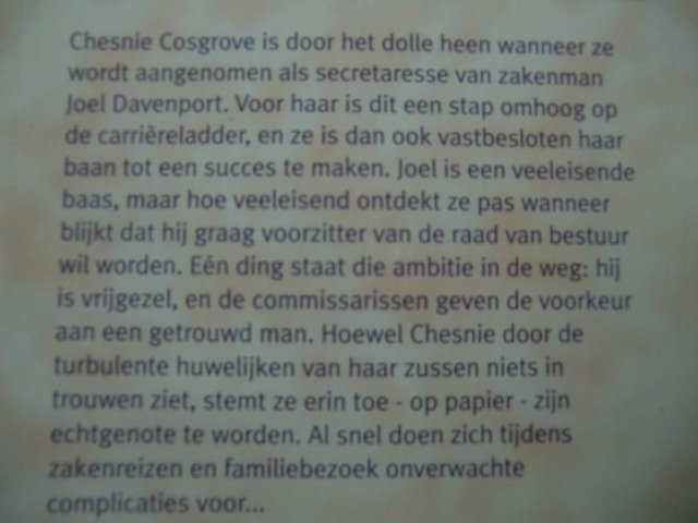 Bouquet 2368: Huwelijkse zaken / Jessica Steele