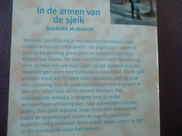 Bouquet 2466: In de armen van de sjeik / Barbara McMahon