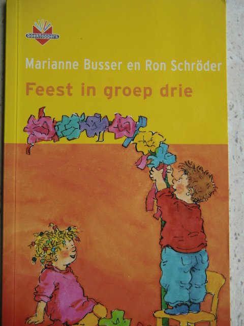 Feest in groep 3 / Marianne Busser (AVI 3 ; Boektoppers; zachte kaft)