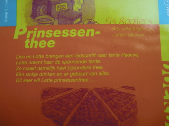 Prinsessenthee / Els Rooijers (Boekbeesten; AVI 6 ; zachte kaft)