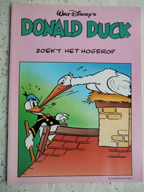 Donald Duck zoekt het hogerop (Stripboek)