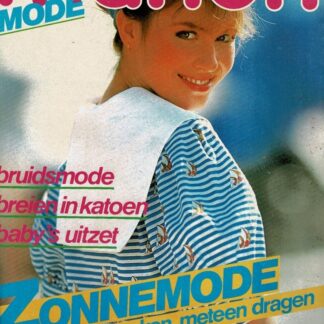 Marion mode nr. 7 juli 1982 raderbladen zitten vastgeniet