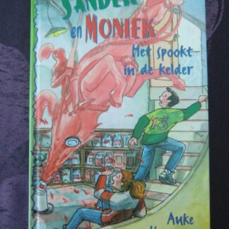 Sander en Monique: Het spookt in de kelder / Auke Herrema (AVI 6; harde kaft)