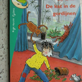 De kat in de gordijnen / Dolf Verroen (AVI 4-5 ; Mijn eerste lijster; zachte kaft)